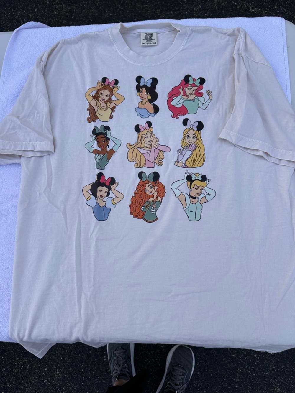 Disney Princesses Graphic Tee - Cream - Picture 2 of 2